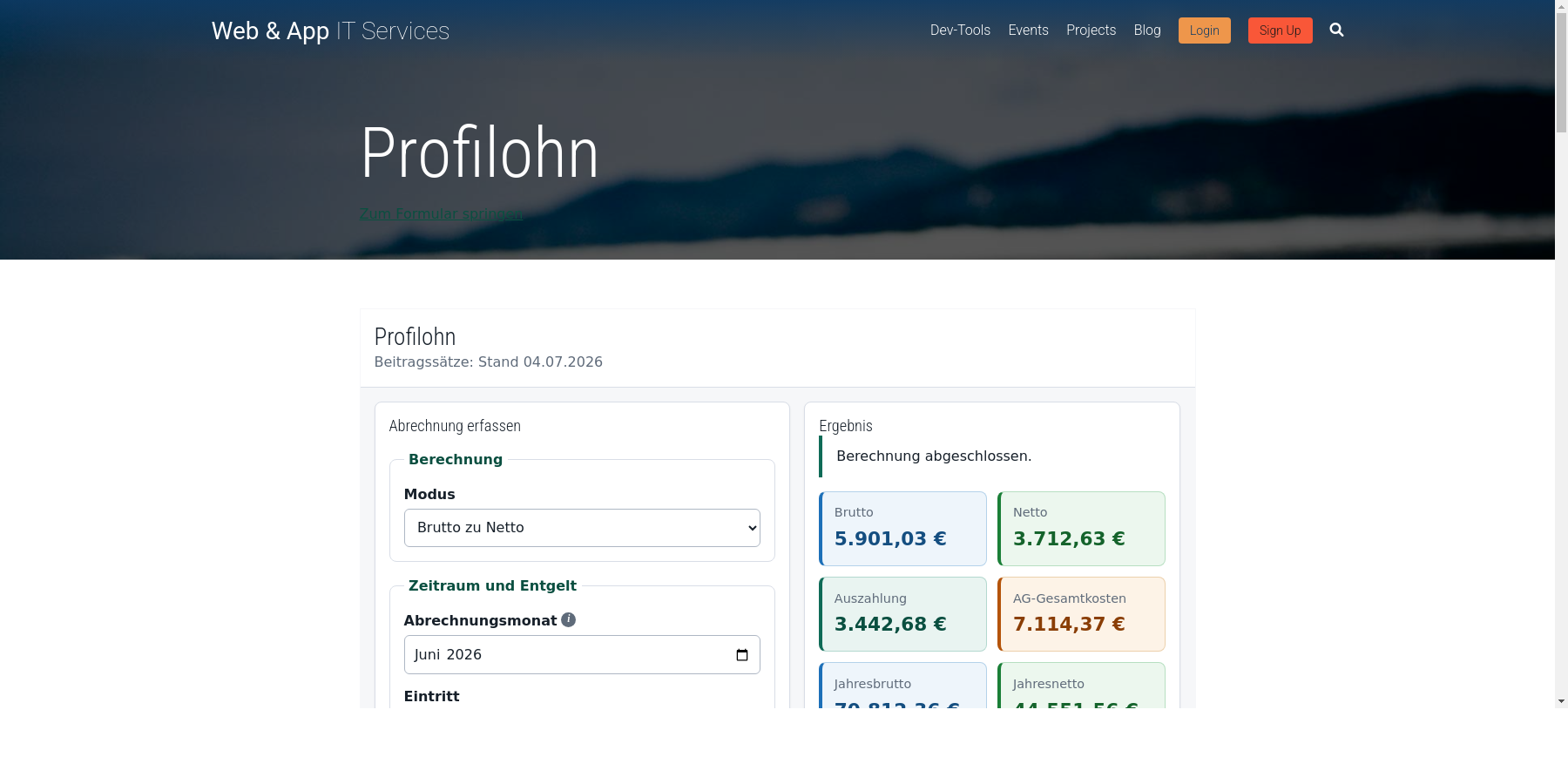Profilohn